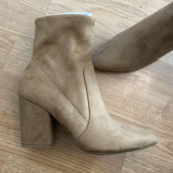 On 34th Womens Lydiaa Pointed-Toe block Heel Booties Black Size 5.5M New - Picture 9 of 16